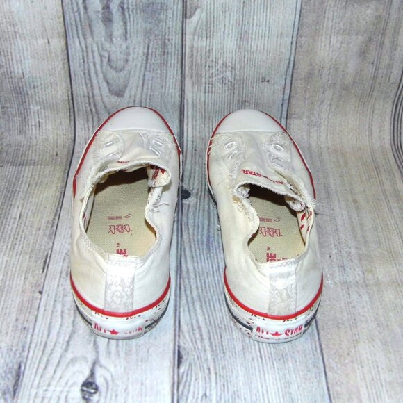 CONVERSE Chuck Taylor All Star OX Floral/Off White Sneakers Womens Size 8.5 - Picture 5 of 8